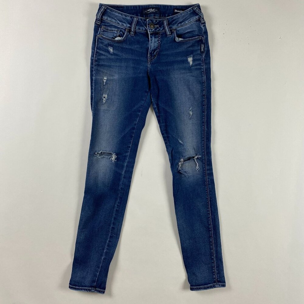 Silver Jeans Suki Mid Skinny Jeans Womens 28 x 31 - Picture 1 of 16